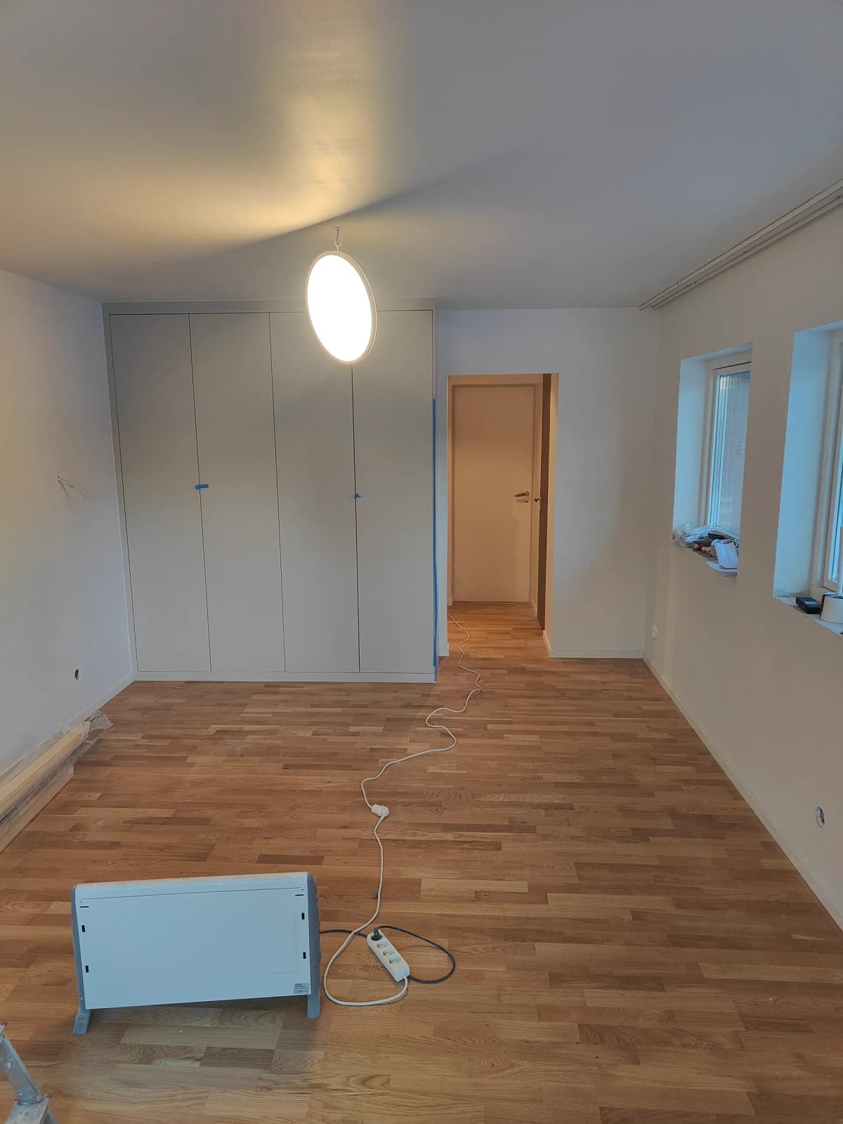 Total renovering av garage till sovrum - Efter