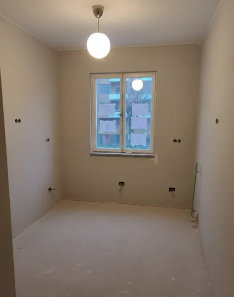 Köksmontering - Före